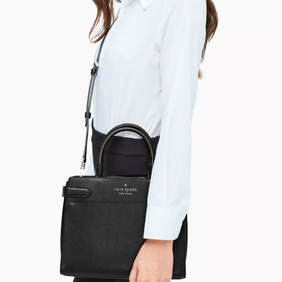 Staci Medium satchel Black Kate spade Crossbody - Picture 7 of 9